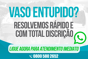 Desentupidora de vasos sanitários