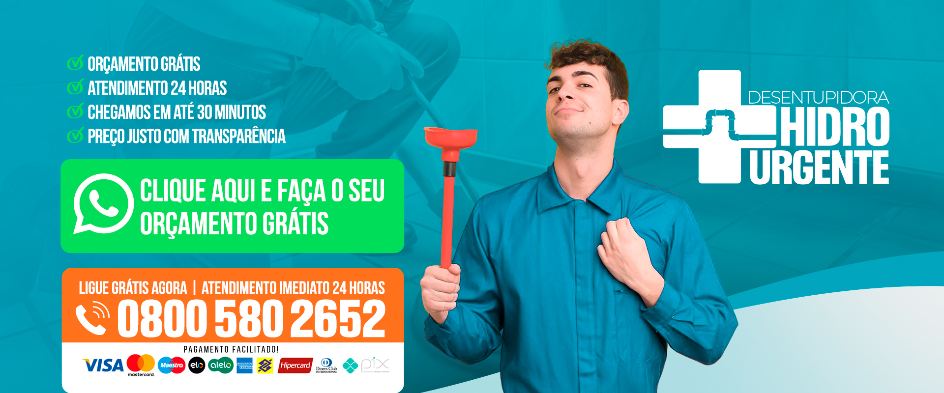 Desentupidora em São Paulo