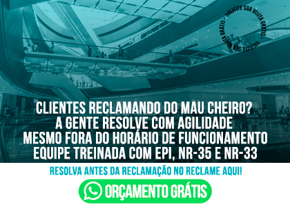 Desentupidora para Shoppings